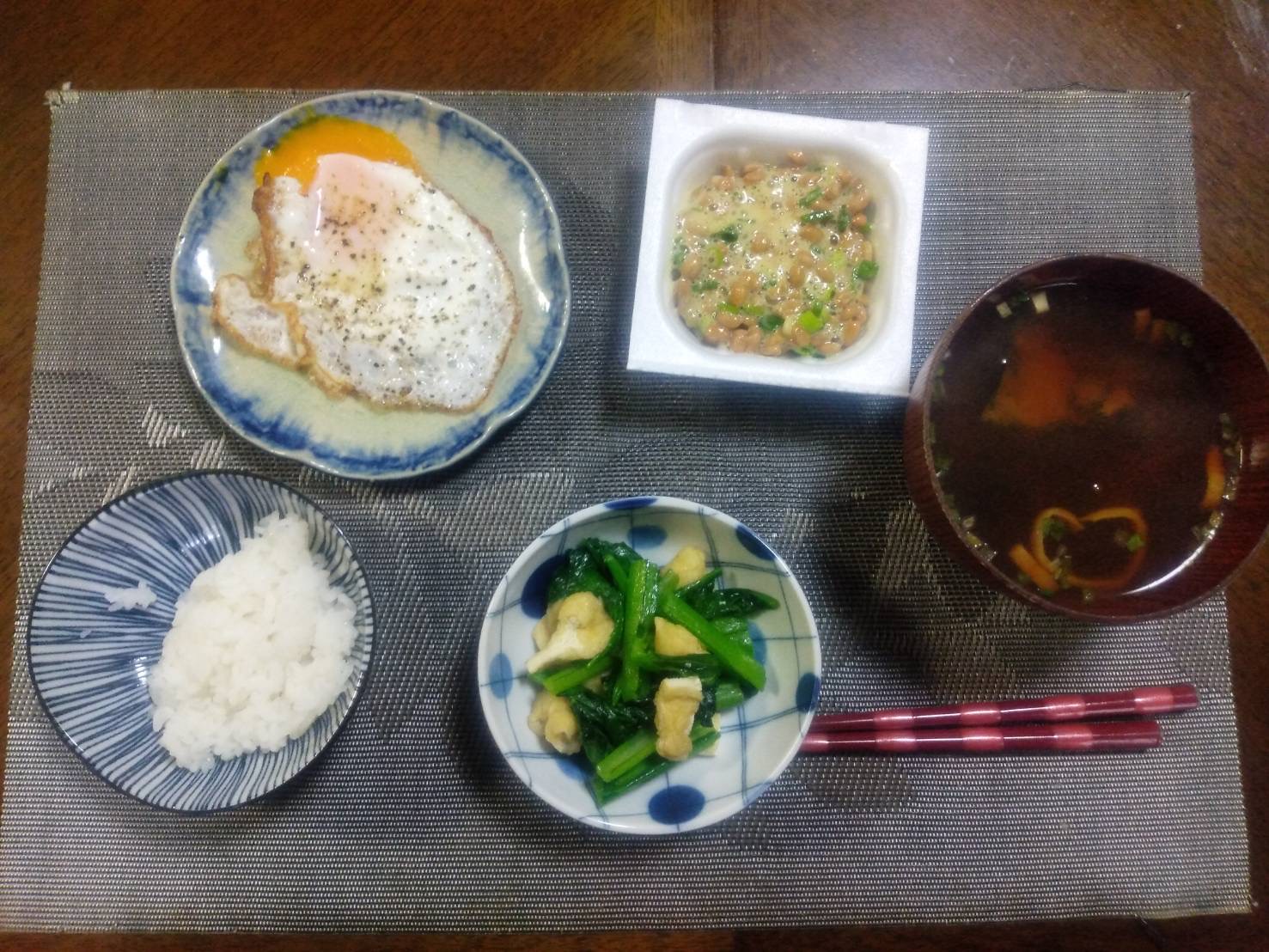 橋本さんの食事